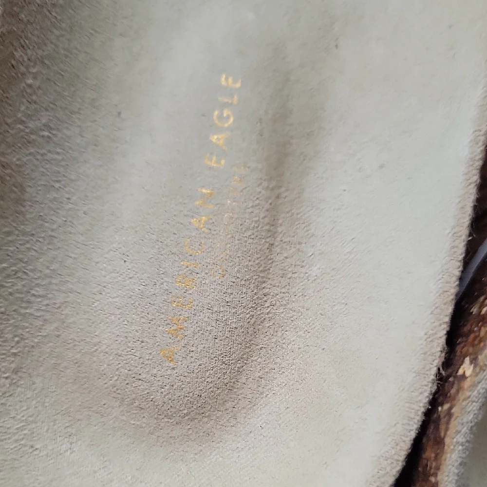 American Eagle Outfitters Brown Paisley Sandals